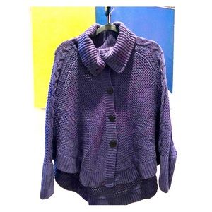 UGG-MARIBETH CABLE KNIT COCOON SWEATER CAPE